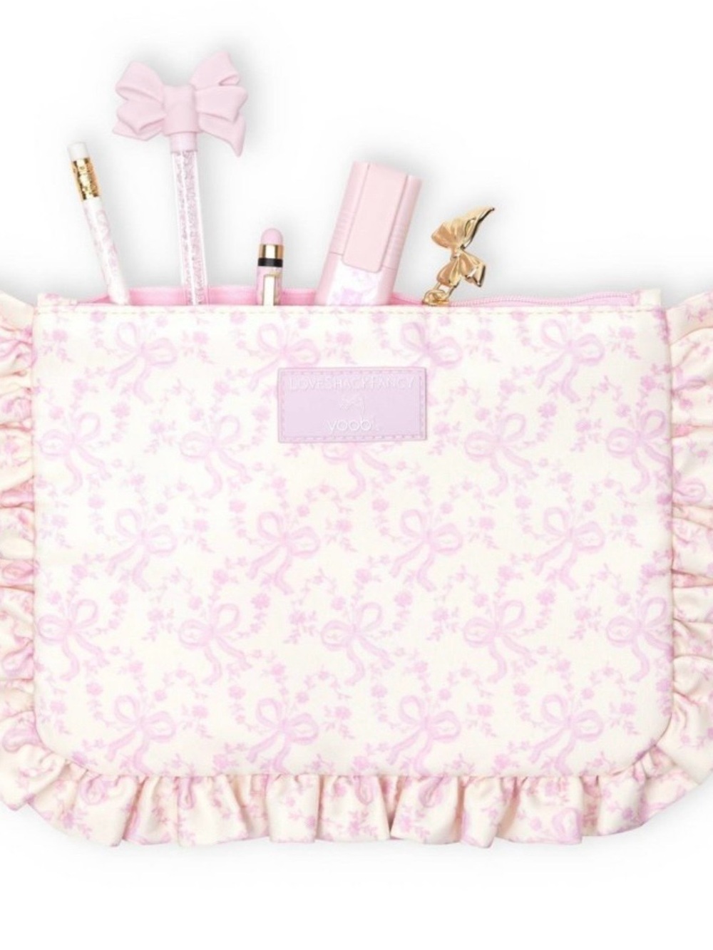 LoveShackFancy x Target - Yoobi Blooming Heirloom Flat Zip Pencil Case